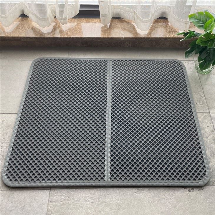Folding Waterproof Non-Slip Cat Litter Mat