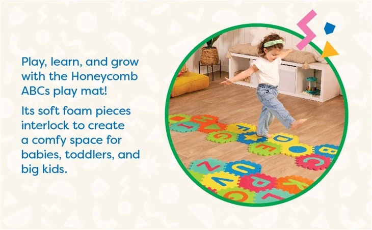 30 Pcs Letter Puzzle Play Mat