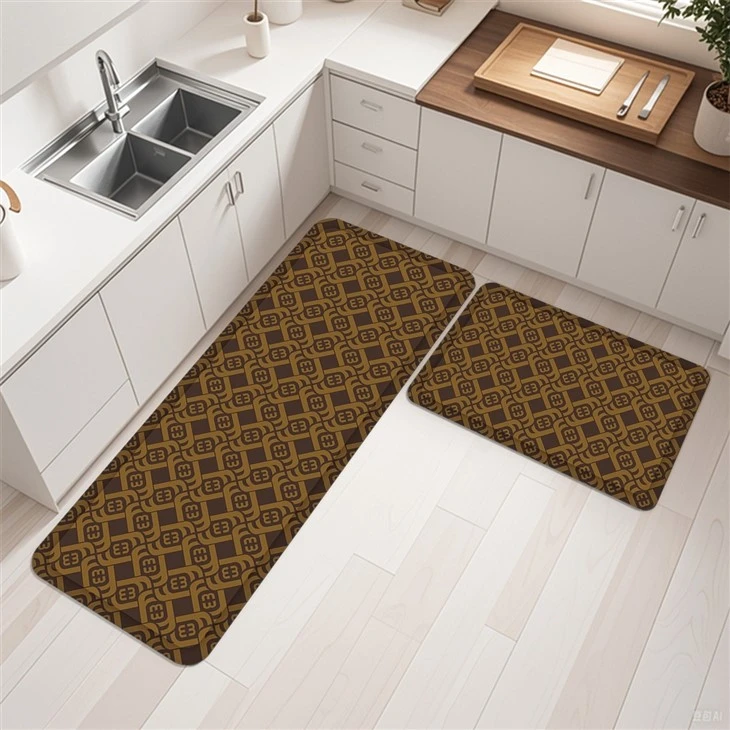 Boho Style Kitchen Rug Set