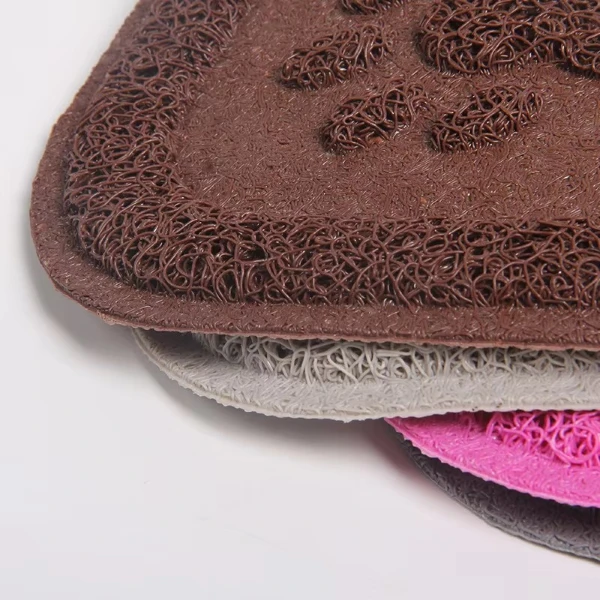 Cute Pvc Cat Litter Trapping Mat