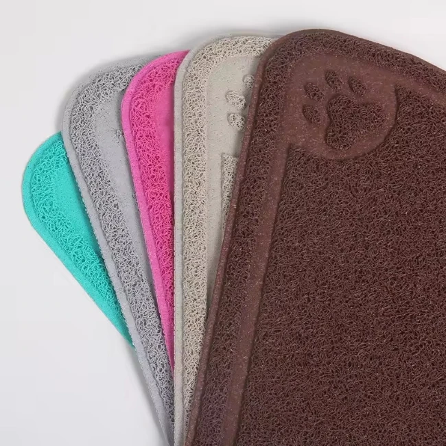 Cute Pvc Cat Litter Trapping Mat