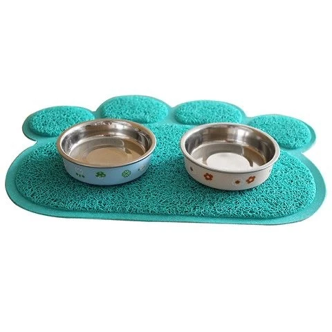 Non-Slip Cat Litter Mat Paw Shape